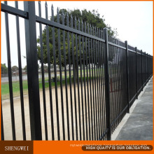 2.1m X 2.4m Spear Top Security Steel Fence/ Steel Fencing